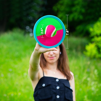 Toss and Catch Ball Game Set for Kids – Outdoor Yard & Beach Toy, Interactive Catch Paddle Game for Boys & Girls, Family Sports Activity Gift